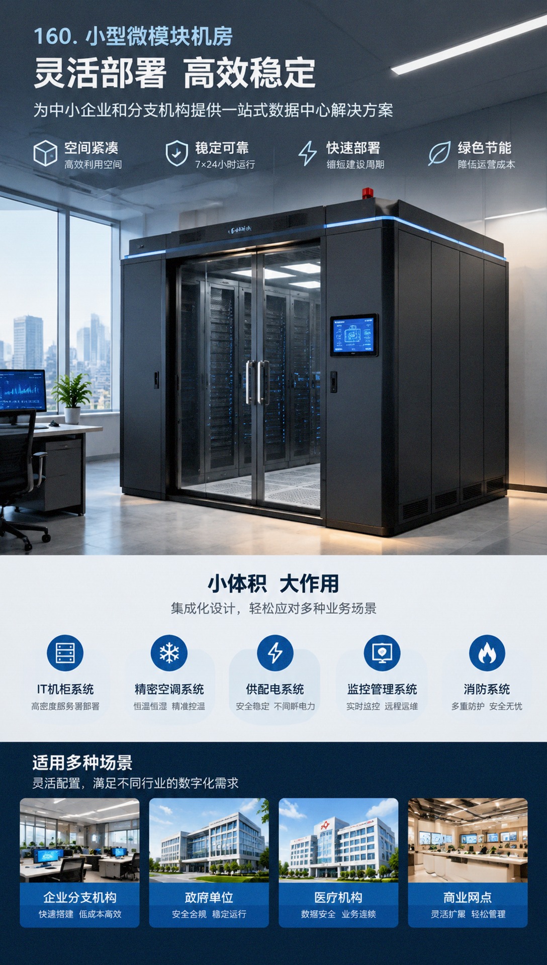 德州微模块机房预制式微模块